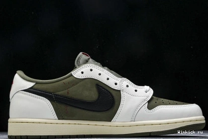 Air 1 Travis  Low Jordan OLIVE x Scott 1111